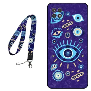 Megafone Devil Eye 0023 Cover For Samsung Galaxy A22 5G Mobile Neckband