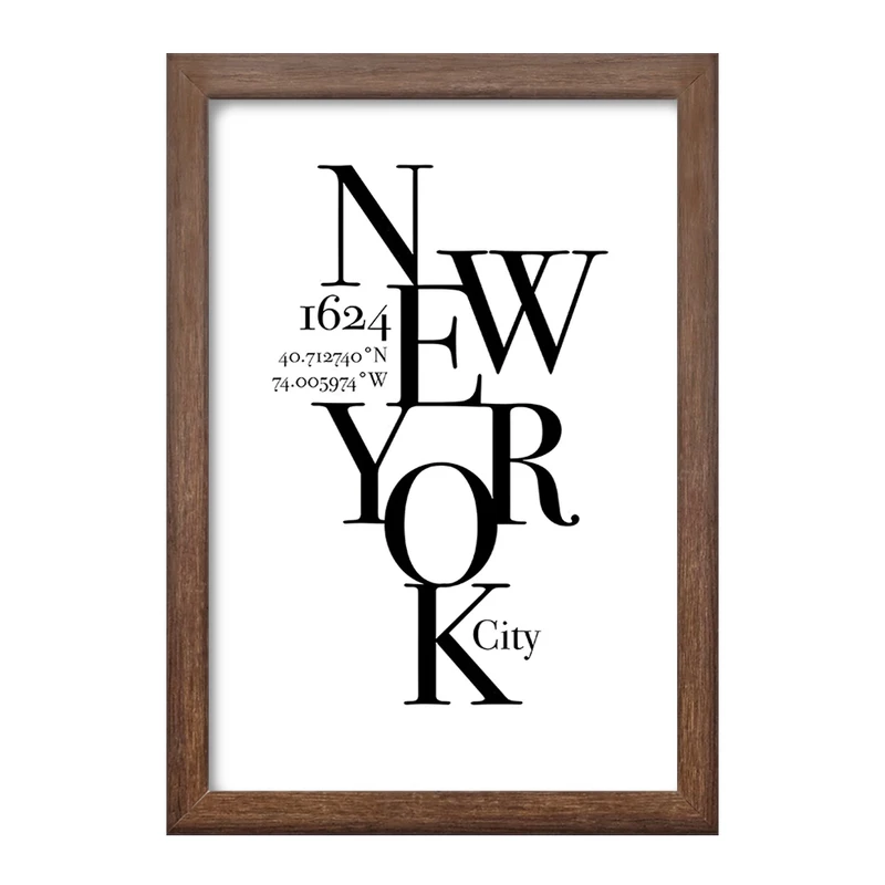 تابلو خندالو طرح نیویورک (New York) کد F5959