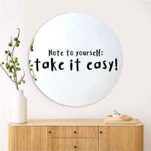 آینه مدل MR-227 طرح متن انگیزشی TAKE IT EASY