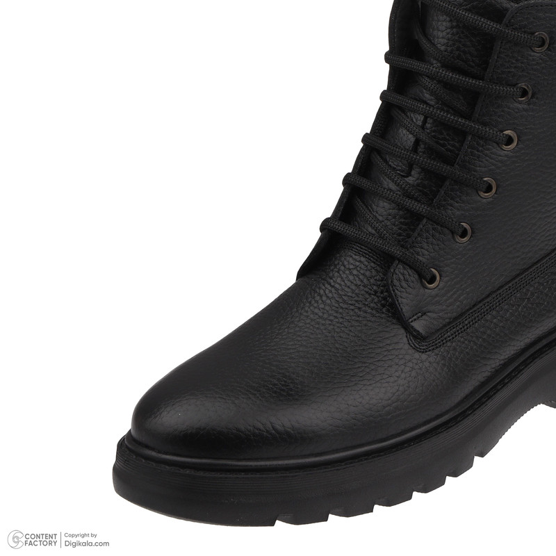 نیم بوت مردانه چرم مشهد مدل J6230-001