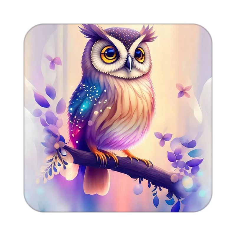 زیر لیوانی کاکتی طرح حیوانات رنگی مدل mp27040