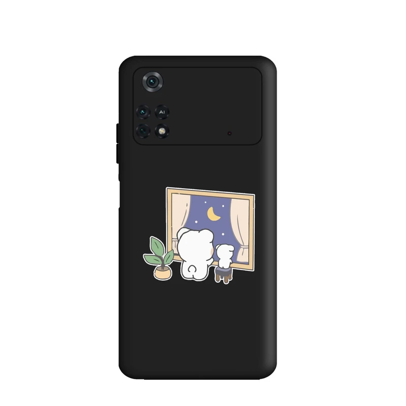 کاور قاب گارد طرح پاندا کد m8173 مناسب برای گوشی موبایل شیائومی Poco M4 Pro 4G