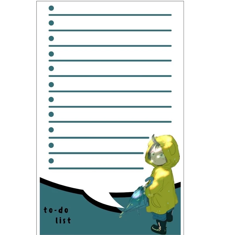 کاغذ یادداشت A5 مدل planner to do list کد 920 بسته 15 عددی