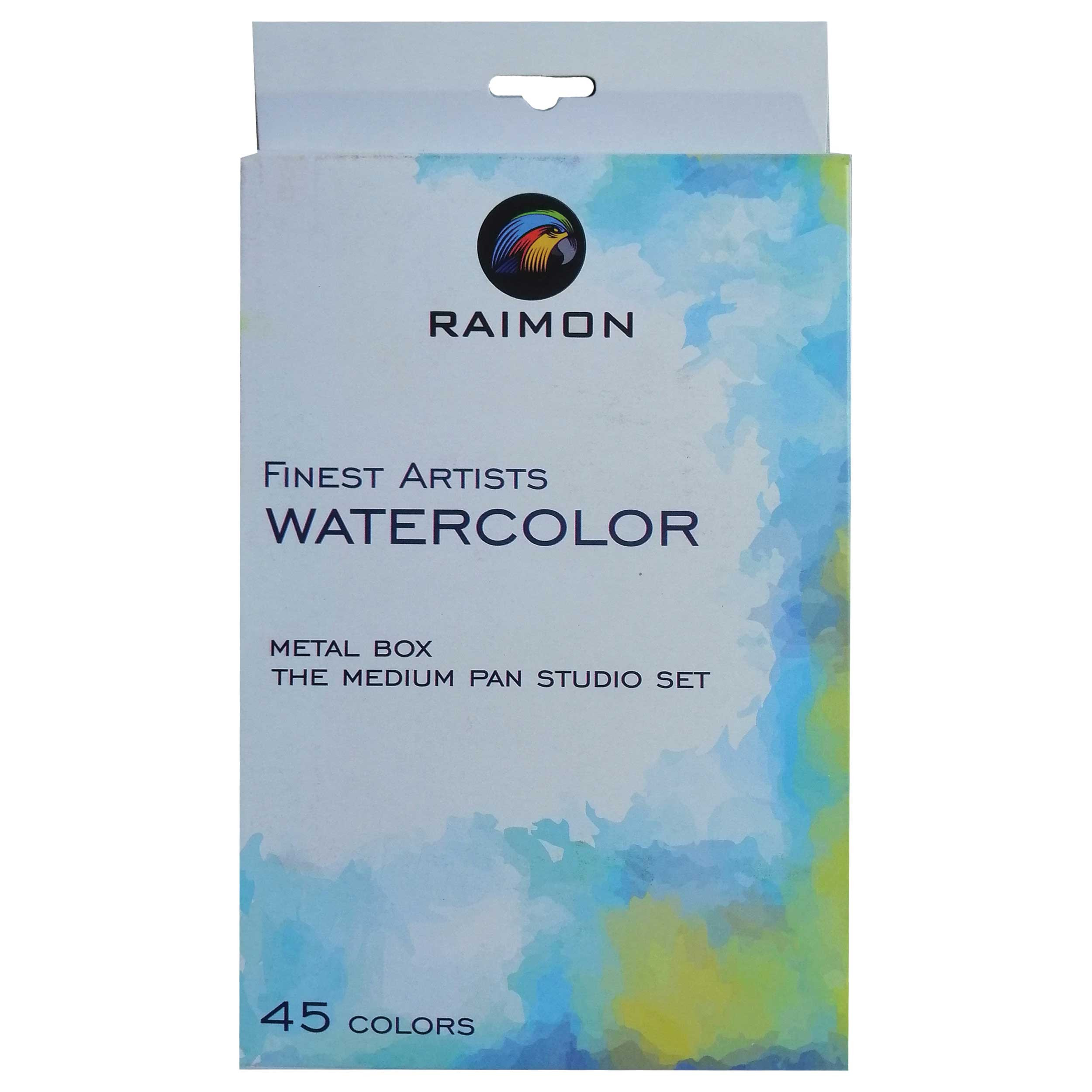 آبرنگ 45 رنگ رایمون مدل studio set کد RWC45