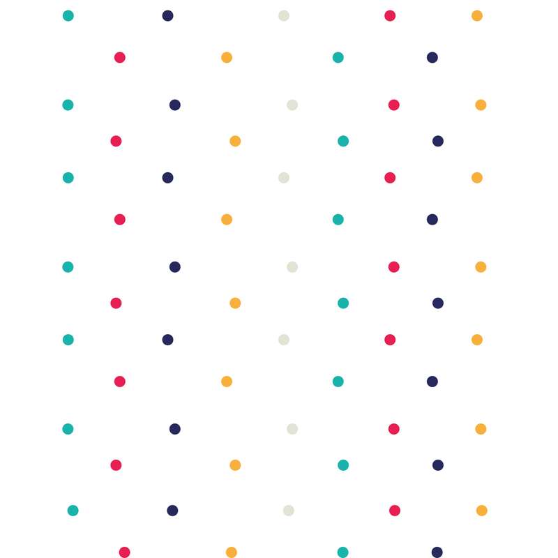 استیکر دیواری کودک باروچین مدل دایره های رنگی مجموعه 63 عددی