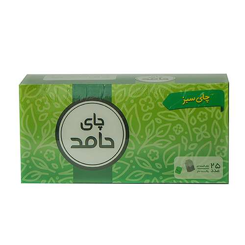 چای سبز کیسه ای چای حامد - 50 گرم بسته 25 عددی