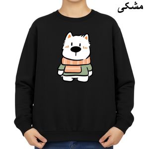 سویشرت زنانه مدل خرس و شال گردن کد v23