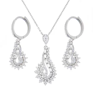 نیم ست نقره زنانه مدل AMT-N177