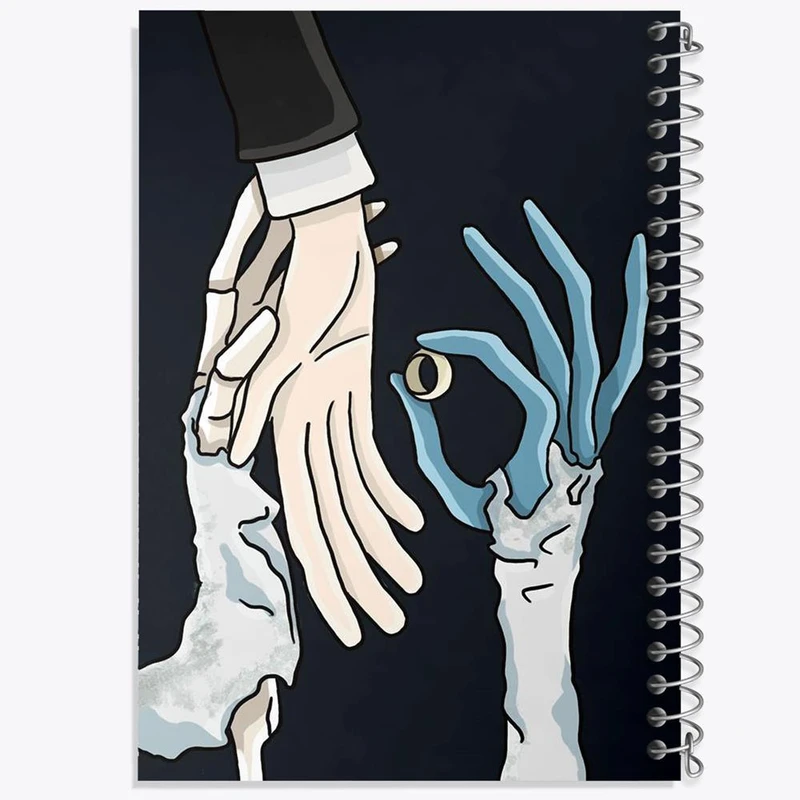 دفتر لیست خرید 50 برگ خندالو طرح انیمیشن عروس مردگان کد 27819