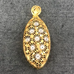 آویز گردنبند طلا 18 عیار زنانه دوست خوب مدل dk836