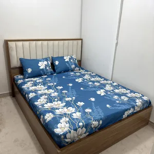 سرویس ملحفه ناتوسا مدل ارکیده کد 140 دو نفره سه تکه