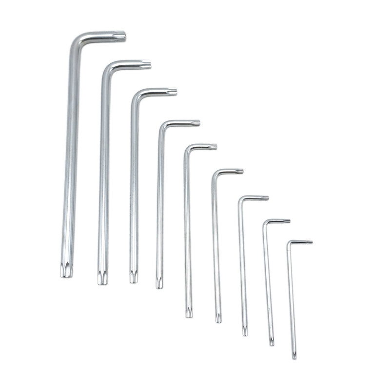 آچار آلن ستاره ای یلو مدل YE _ 5093  مجموعه 9 عددی