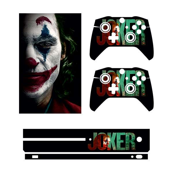 برچسب کنسول بازی Xbox one s توییجین وموییجین مدل 01 Joker مجموعه 5 عددی