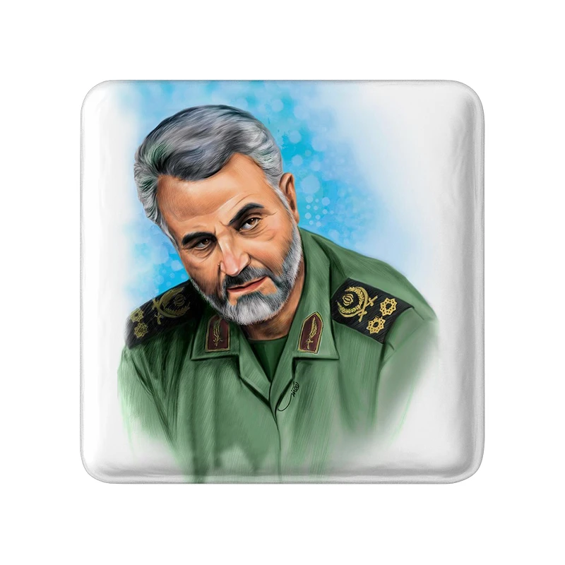 مگنت خندالو طرح سردار قاسم سلیمانی کد 2606