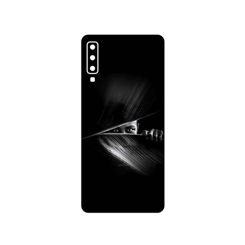 برچسب پوششی ماهوت مدل Black Portrait مناسب برای گوشی موبایل سامسونگ Galaxy A7 2018