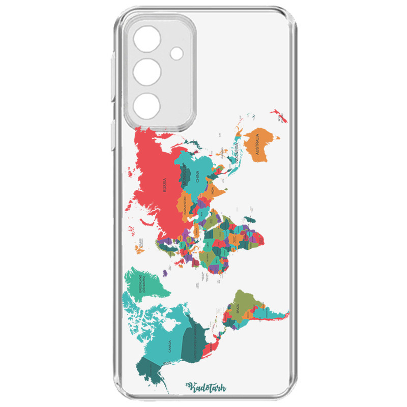 کاور مدل Map مناسب برای گوشی موبایل سامسونگ Galaxy S23 FE 