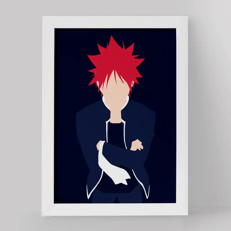 تابلو خندالو مدل سوما انیمه جنگ غذاها کد 16976