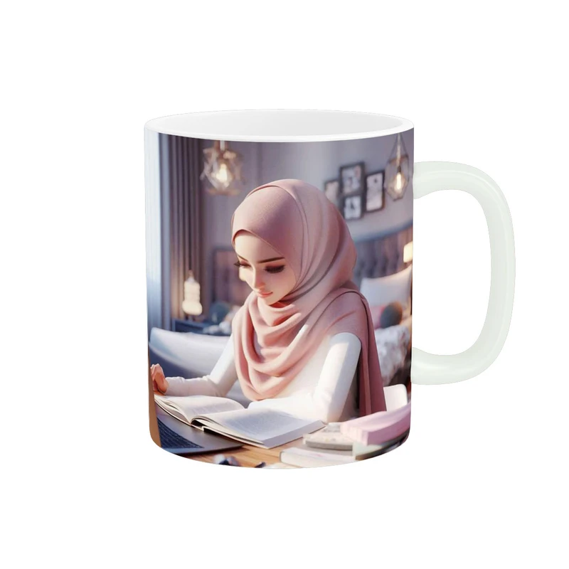 ماگ پادآفرین مدل دختر باحجاب کد 5667
