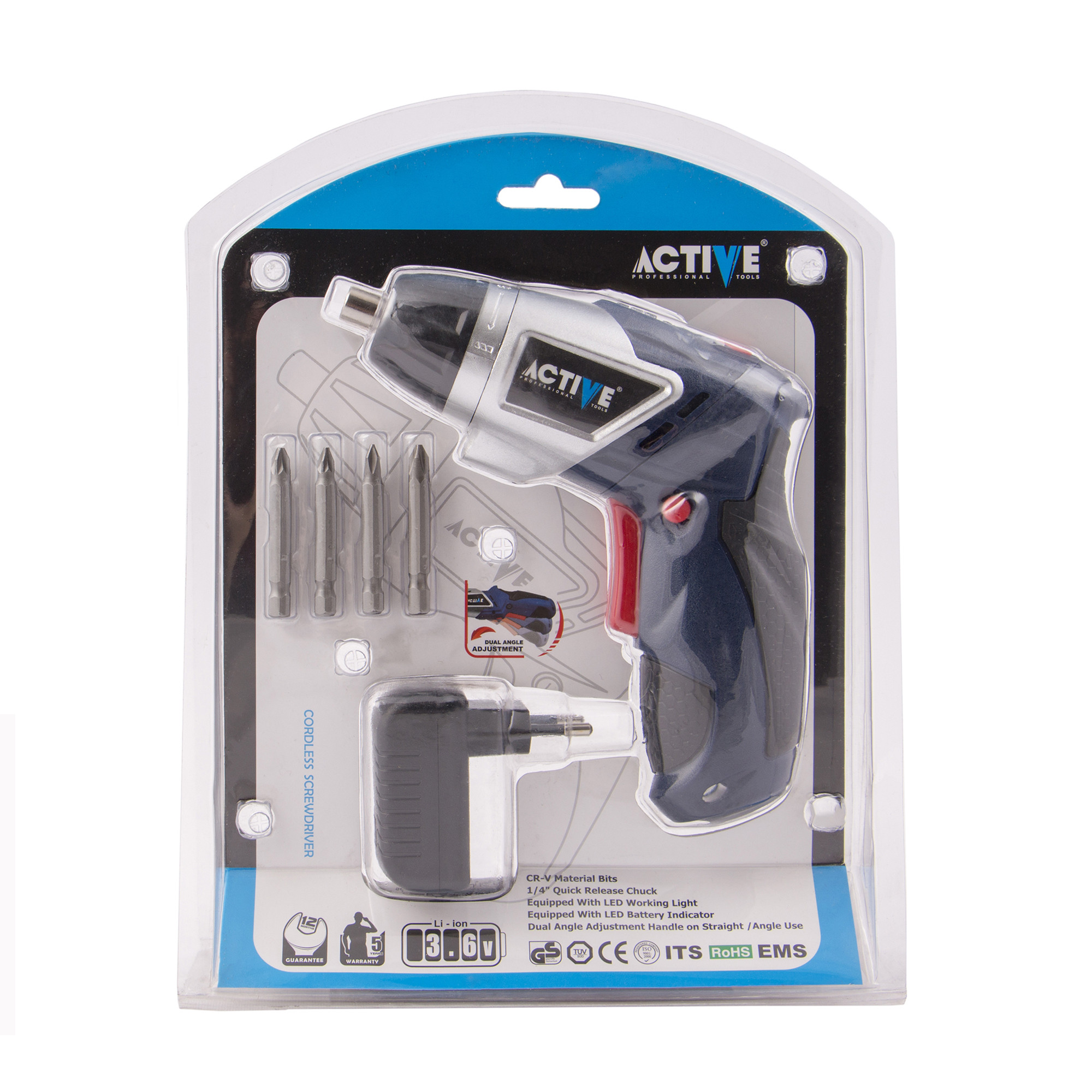 پیچ گوشتی شارژی اکتیو تولز مدل AC-2736B