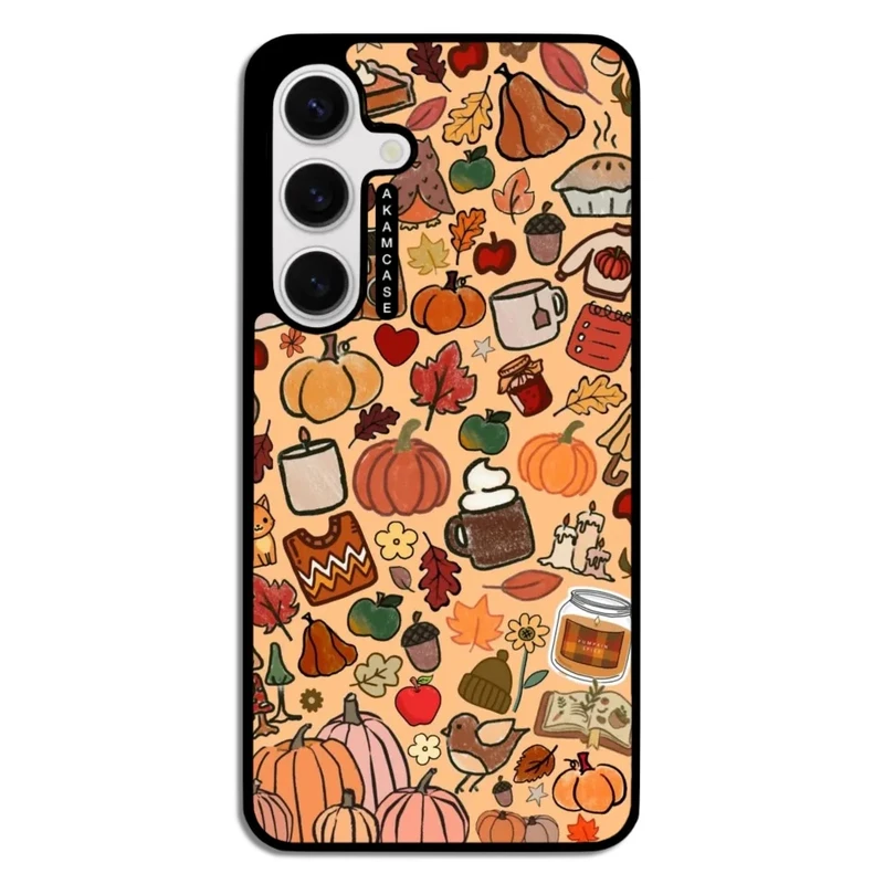 کاور آکام مدل AMC-WSGS24-PUMPKIN-13 مناسب برای گوشی موبایل سامسونگ Galaxy S24