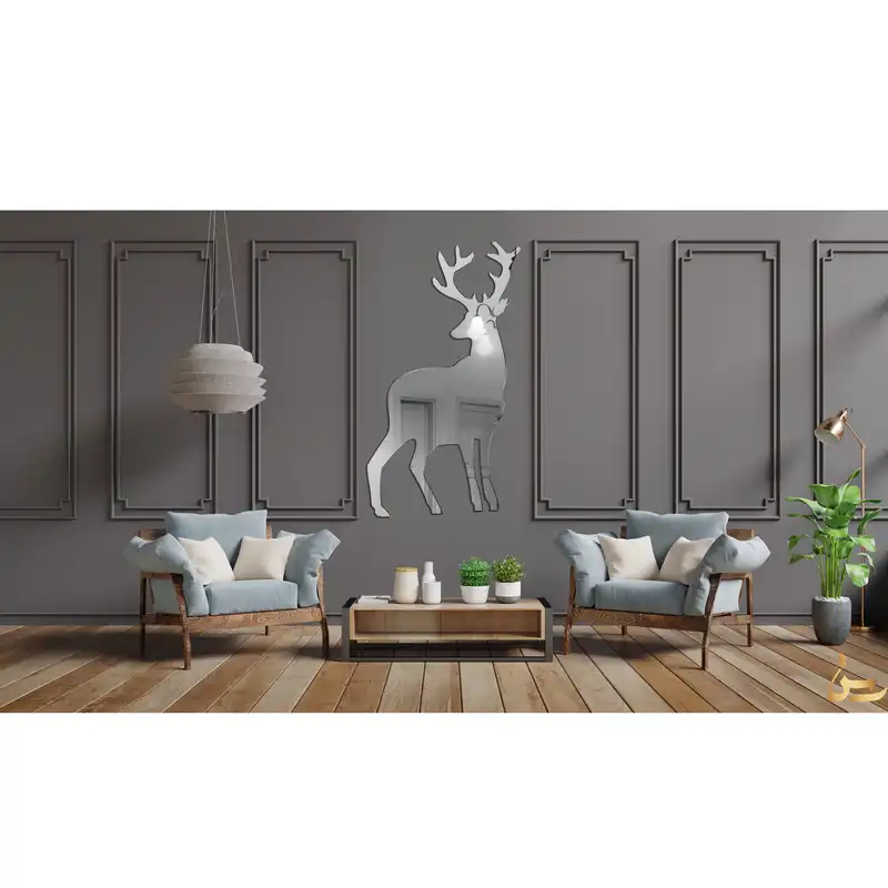 آینه پلکسی گلس مدل  گوزن کد A2