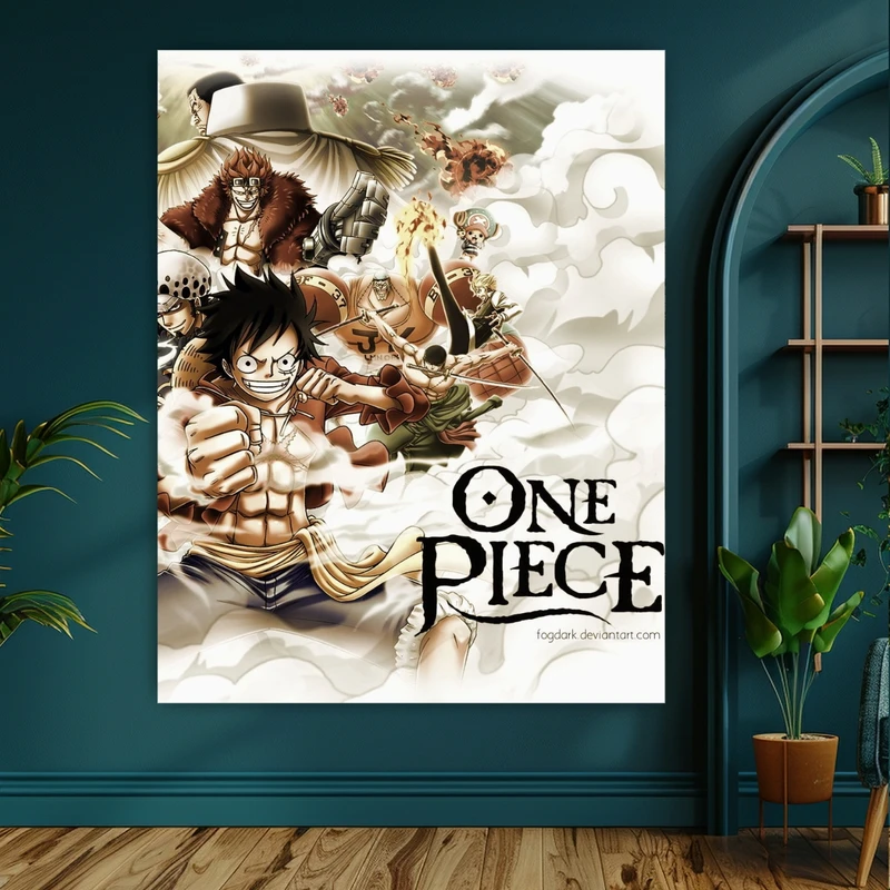 تابلو بوم طرح انیمه مدل One piece کد GR915