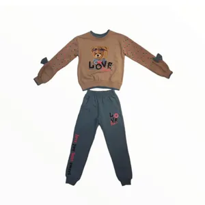 ست سویشرت و شلوار دخترانه مدل 514