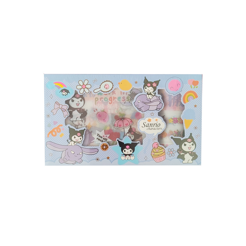 چسب نواری مدل کورومی به همراه استیکر بسته 10 عددی