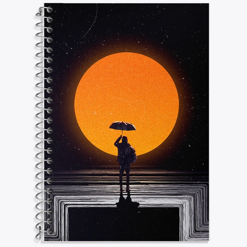 دفتر زبان 50 برگ خندالو مدل دو خط طرح مفهومی کد F1187