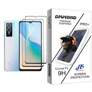 JF Diamond Glass2 Ceramics Screen Protector For  Y76 5G Pack Of 2