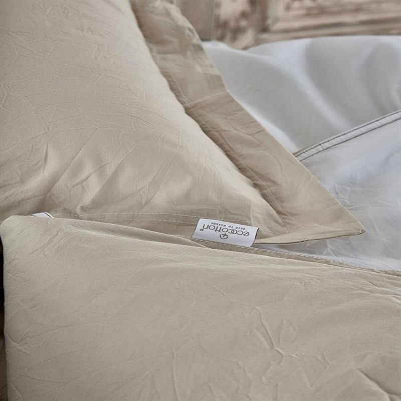 سرویس روتختی اکوکاتن مدل CASUAL BEJ دونفره شش تکه