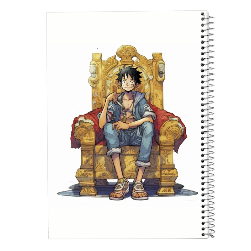 دفتر شطرنجی 50 برگ مدوپد مدل وان پیس One Piece کد DF10761
