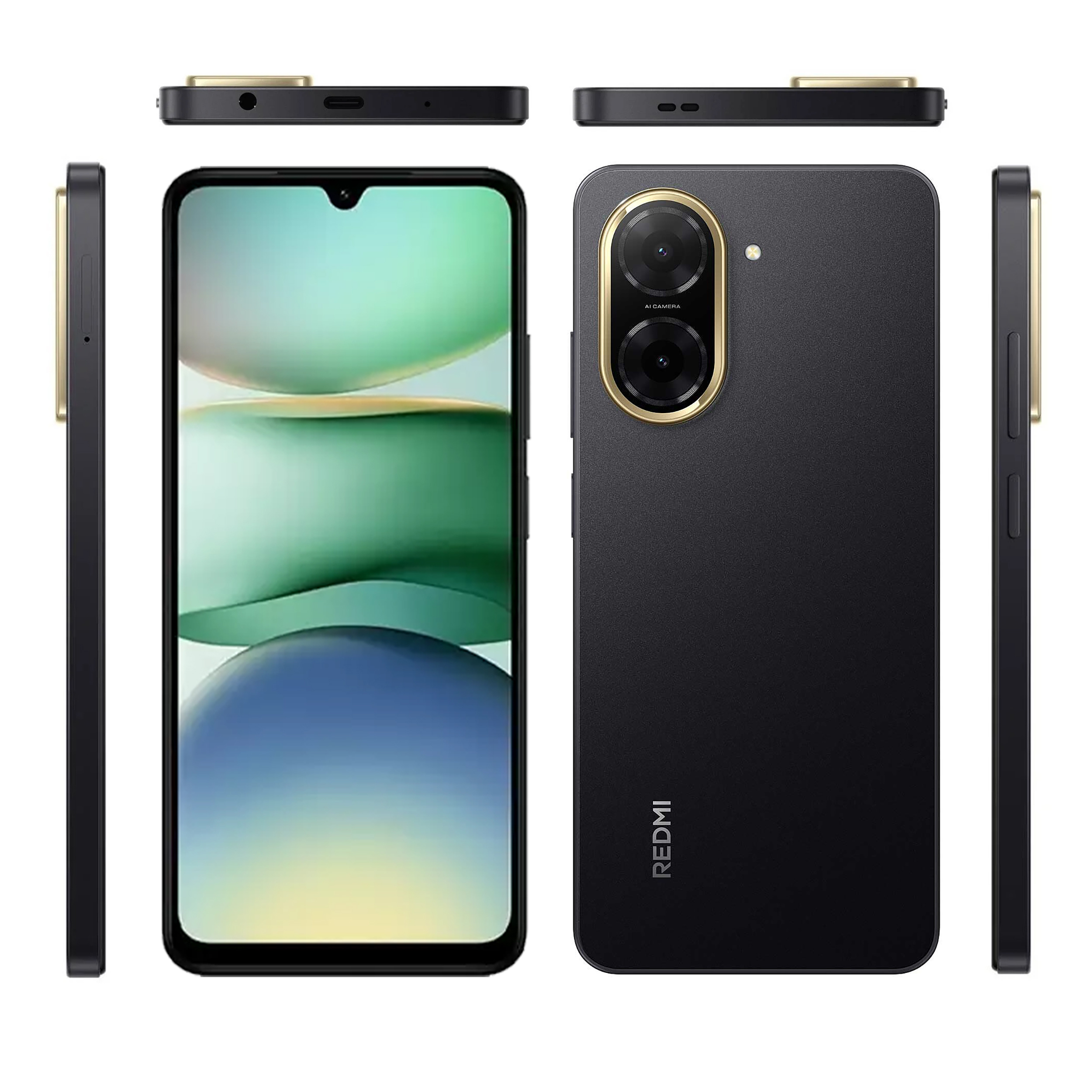 گوشی شیائومی Redmi A5 دو سیم کارت 128 گیگابایت و رم 4 گیگابایت - نسخه به همراه شارژر - به همراه سه عدد قاب