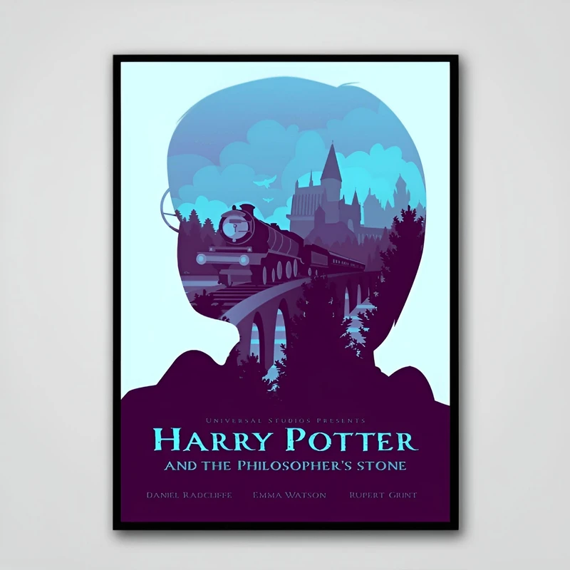 تابلو طرح هری پاتر