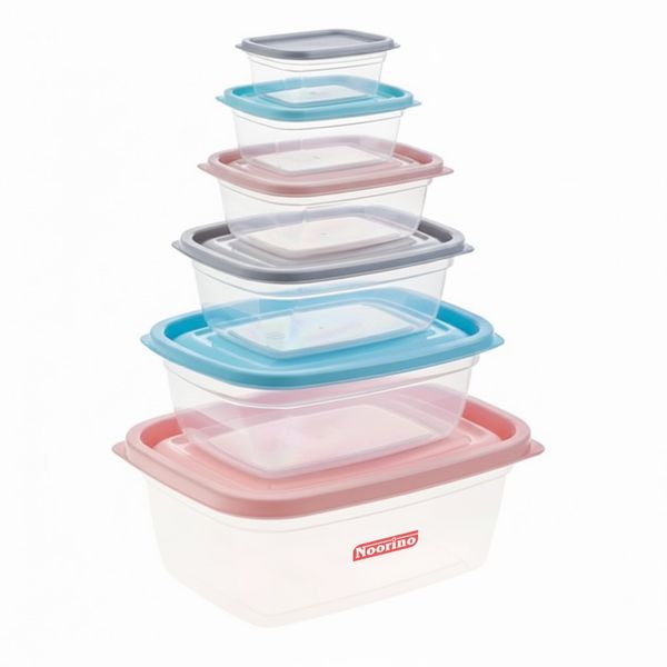 تجریه خرید ظرف نگهدارنده نورینو مدل پویا کد 007 مجموعه 6 عددی