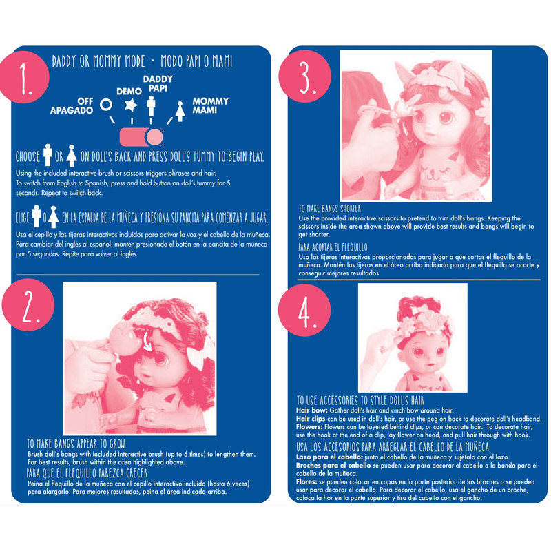 عروسک بیبی الایو مدل COIFFUR MAGIQUE ارتفاع 32 سانتیمتر