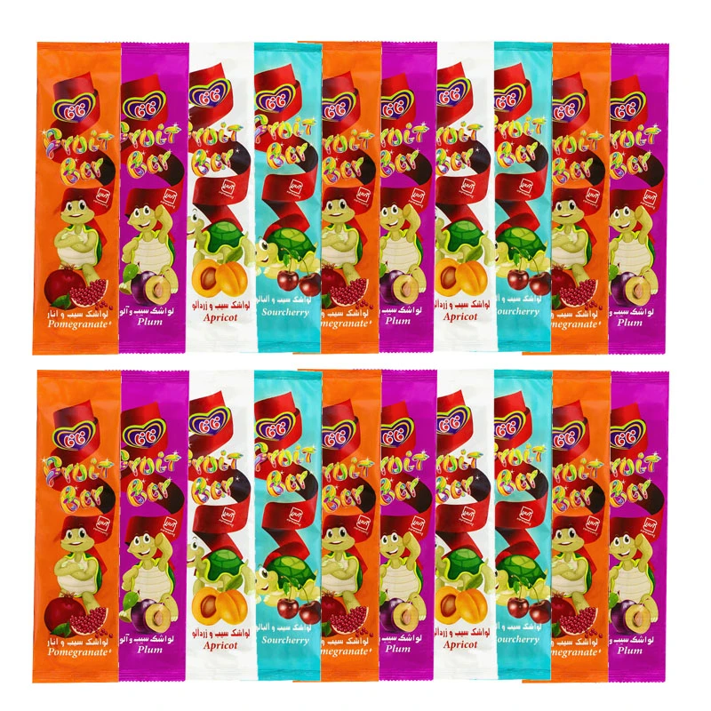 لواشک مخلوط میوه های تارا لاک پشتی فافا بسته 20 عددی