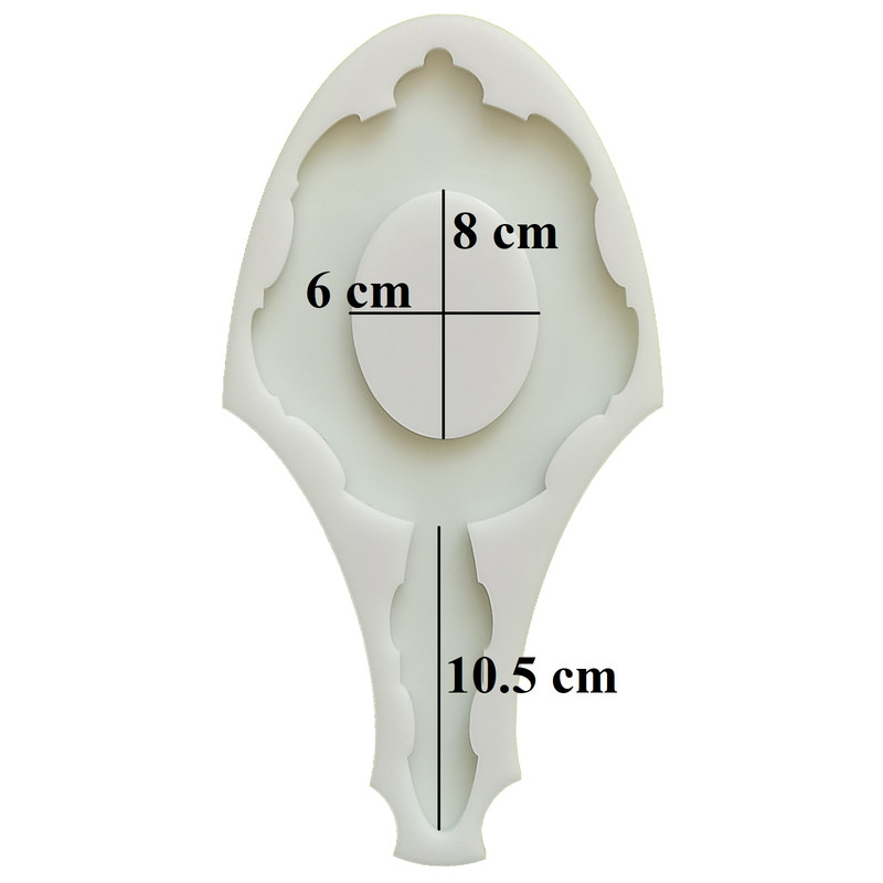 قالب رزین مدل آینه دستی کد mirror1