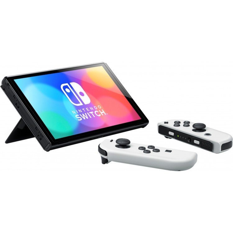کنسول بازی هیبریدی نینتندو مدل Switch - OLED White ظرفیت 64 گیگابایت