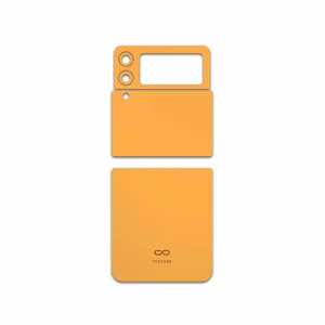 MAHOOT Matte-Orange Cover Sticker for Samsung Galaxy Z Flip3 5G