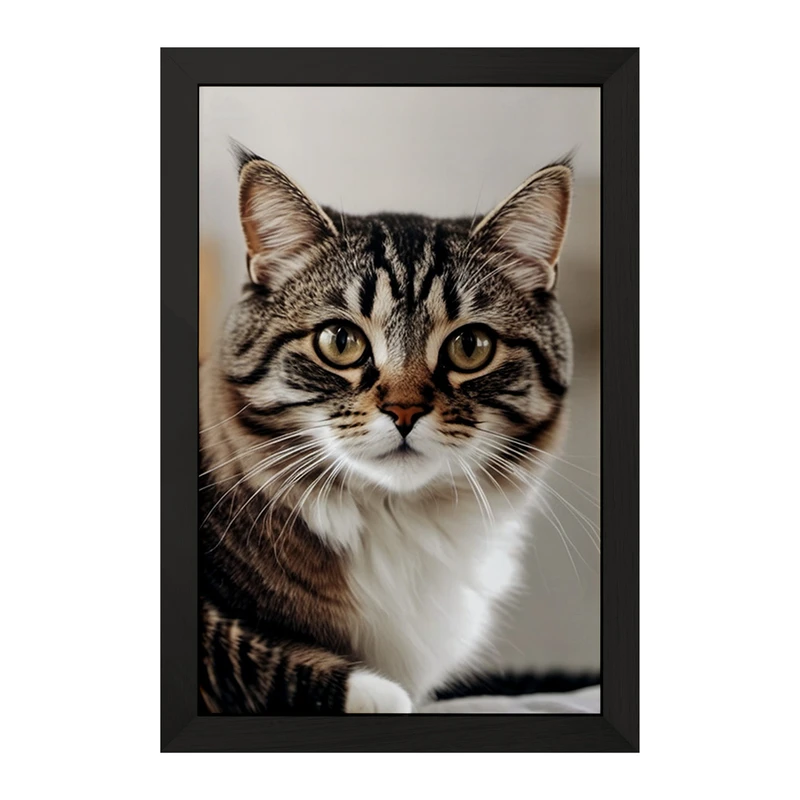 تابلو خندالو مدل گربه (Cat) کد F1394