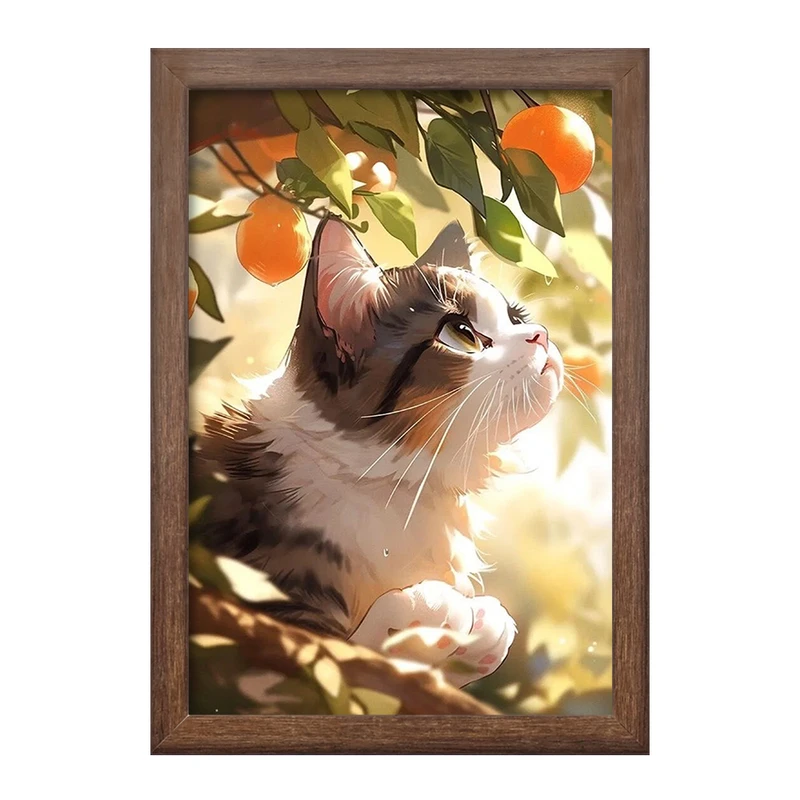 تابلو خندالو طرح گربه (Cat) کد F974