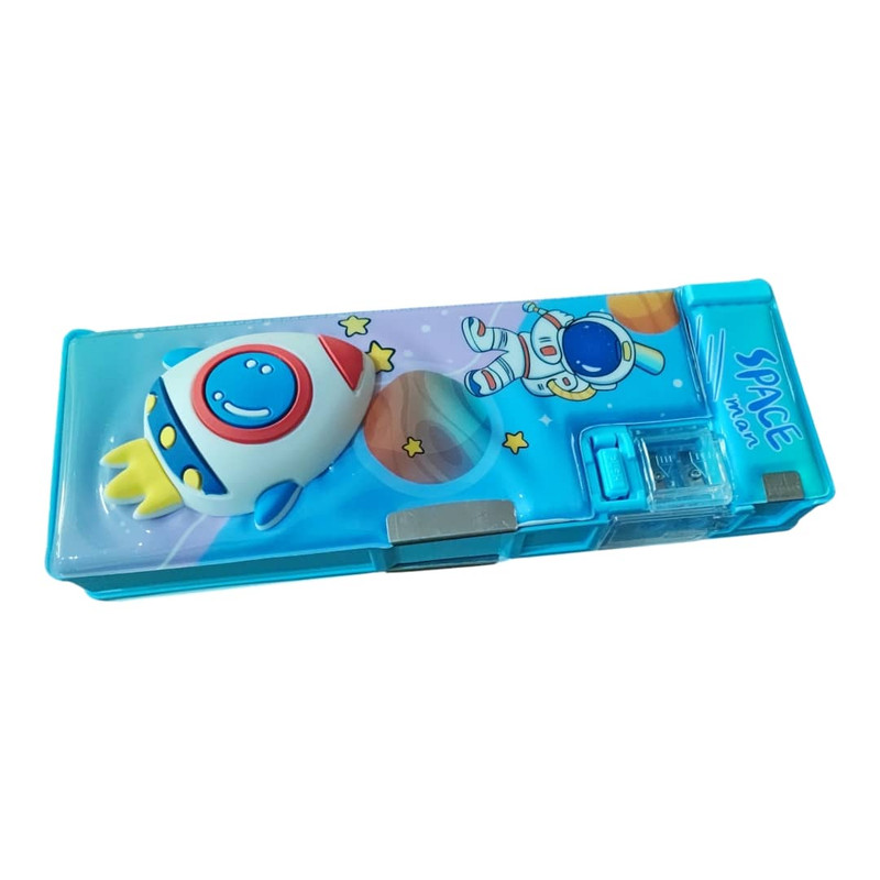 جامدادی مدل مگنتی اسکویشی دار طرح فضانورد