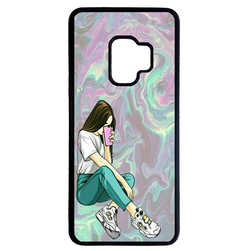 کاور طرح دخترانه کد 9201 مناسب برای گوشی موبایل سامسونگ galaxy s9 plus