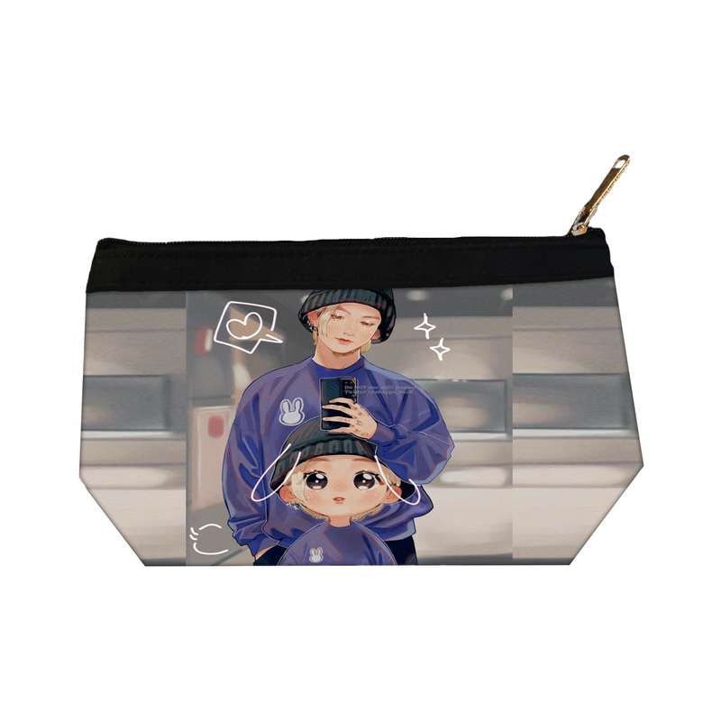 کیف لوازم آرایش زنانه مدل BTS کد 2398