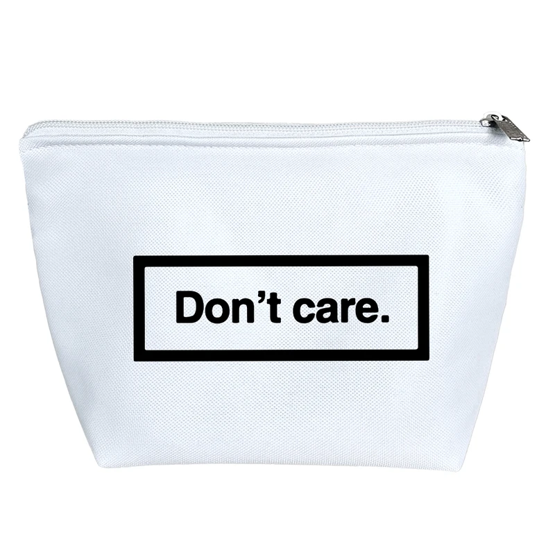 کیف لوازم آرایش دخترانه خندالو مدل متن نوشته کد 7845