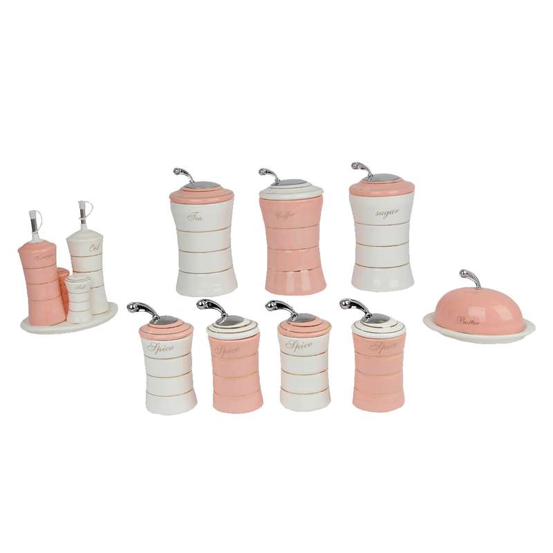 ست جا ادویه 21 پارچه امبیکو مدل کمرباریک