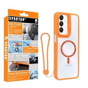 کاور اسپارتان مدل Case Pro Magnetic Apple Strap مناسب برای گوشی موبایل سامسونگ Galaxy A54 به همراه بند