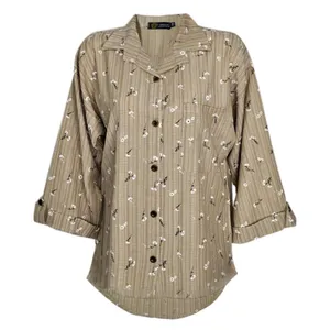 تونیک آستین بلند زنانه مدل گلدار 49