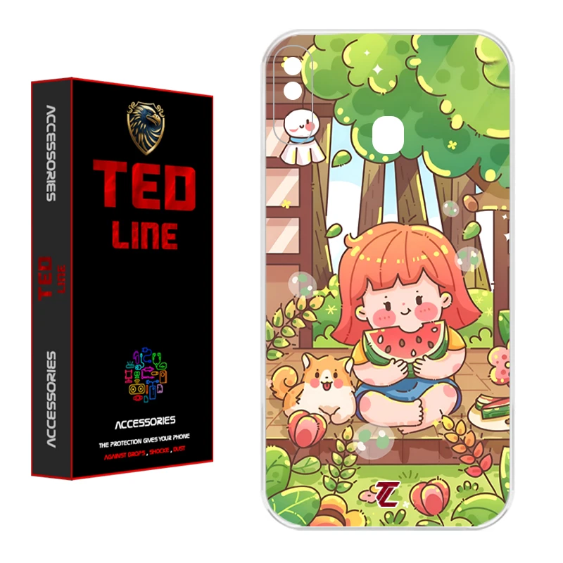 کاور تدلاین طرح دختر هندونه ای کد 1180 مناسب برای گوشی موبایل سامسونگ Galaxy A20 / A30